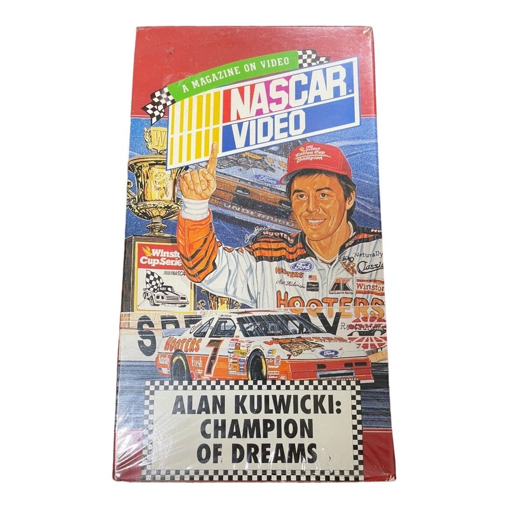 NASCAR Video Alan Kulwicki Champion of Dreams VHS 1993 Sam Bass Cover